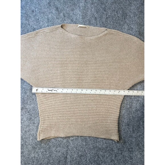 Anthropologie Kendall Sweater WMNS M Mock Neck Knit Soft Cozy Minimalist Neutral - Picture 5 of 8